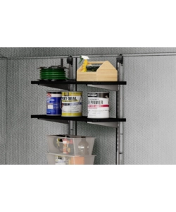 Kit scaffalatura per casette keter "shelving kit 100" in metallo 97x30 cm